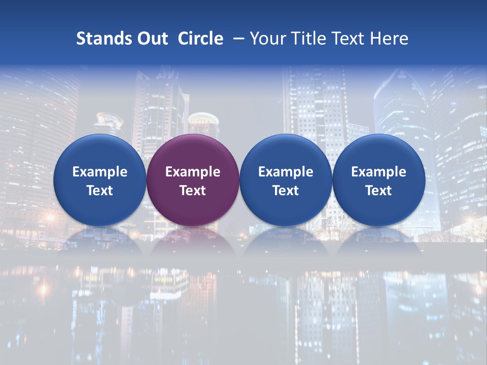 Environment Water Tower PowerPoint Template