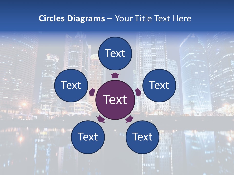 Environment Water Tower PowerPoint Template