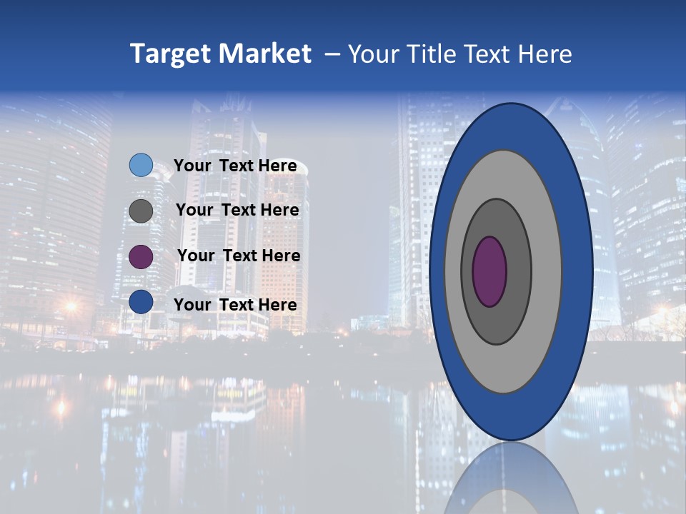 Environment Water Tower PowerPoint Template