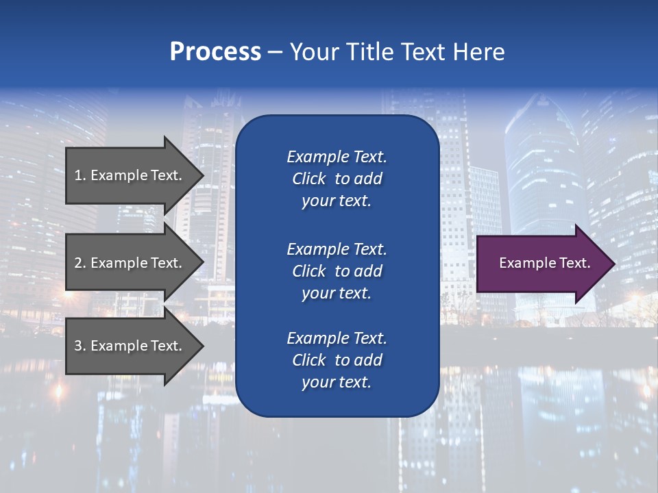 Environment Water Tower PowerPoint Template