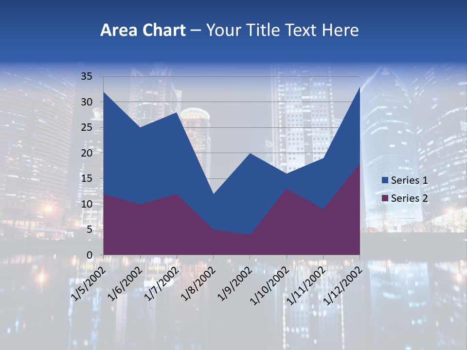 Environment Water Tower PowerPoint Template