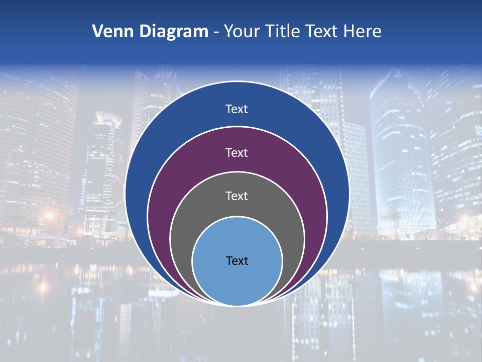 Environment Water Tower PowerPoint Template