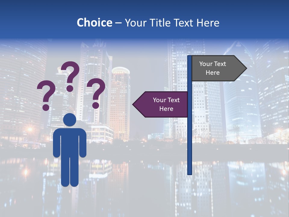 Environment Water Tower PowerPoint Template