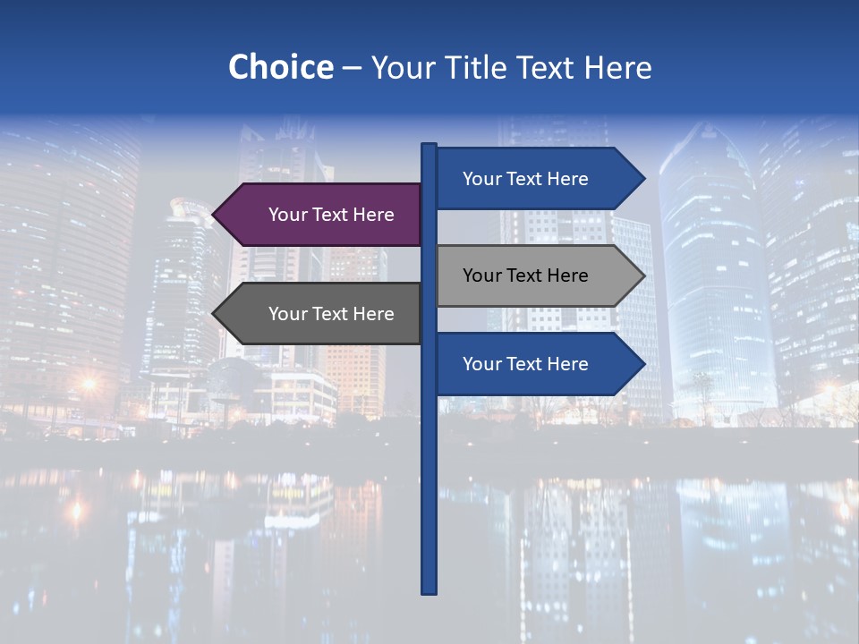 Environment Water Tower PowerPoint Template