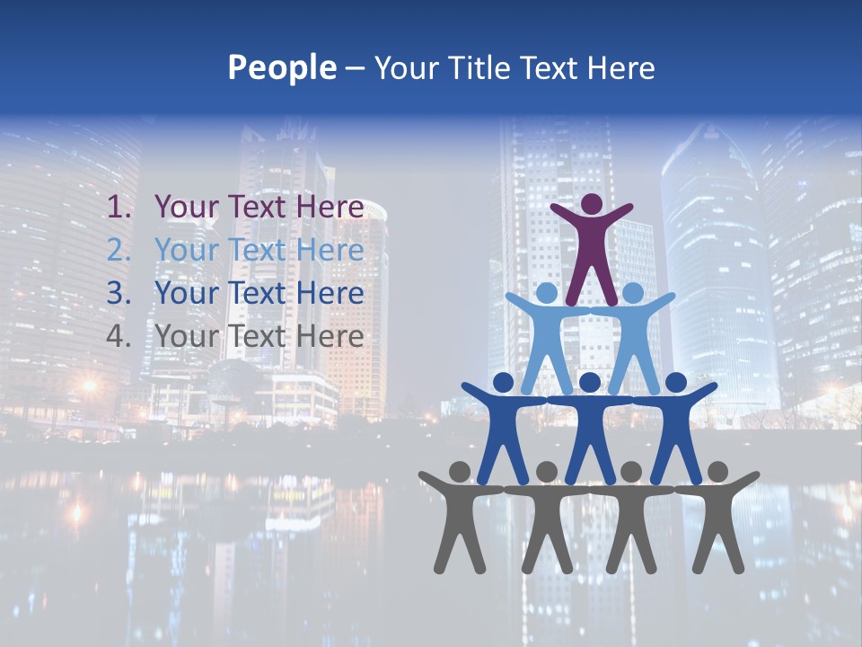 Environment Water Tower PowerPoint Template