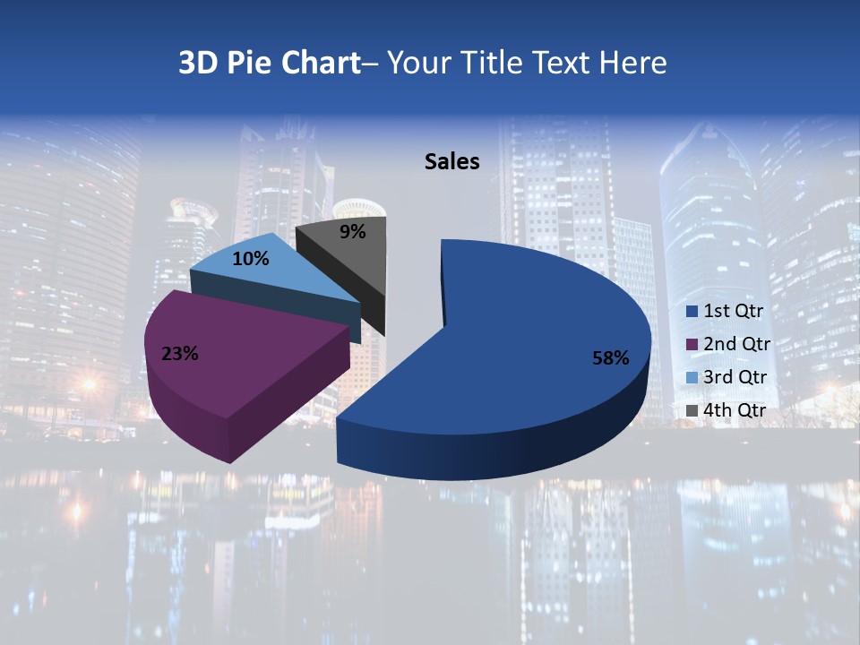 Environment Water Tower PowerPoint Template