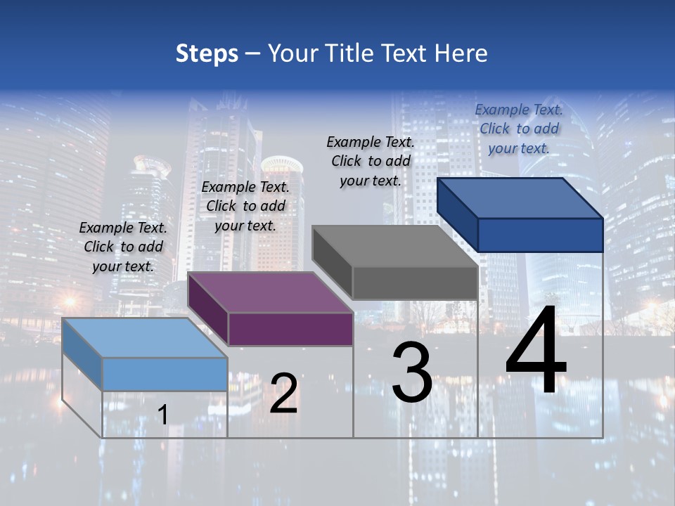 Environment Water Tower PowerPoint Template