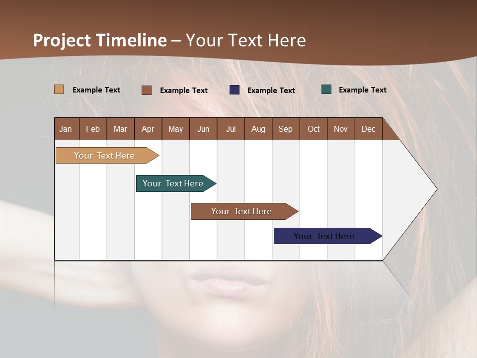 Cute Person Lenses PowerPoint Template