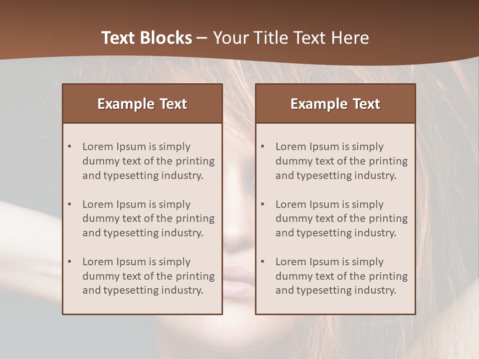 Cute Person Lenses PowerPoint Template