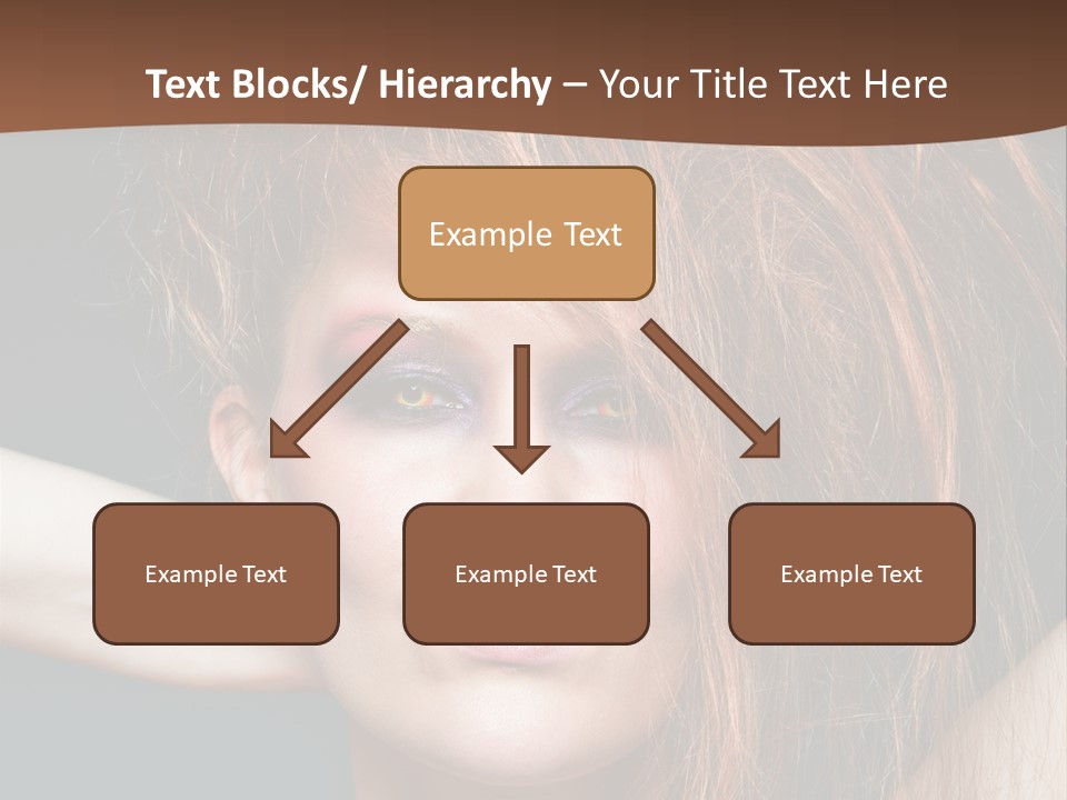 Cute Person Lenses PowerPoint Template