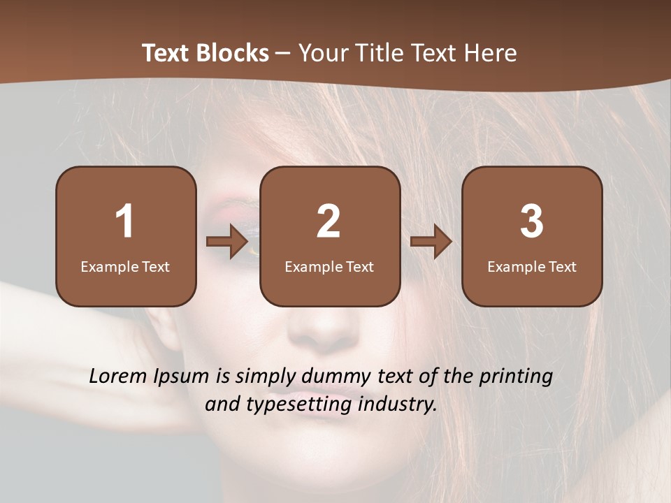 Cute Person Lenses PowerPoint Template