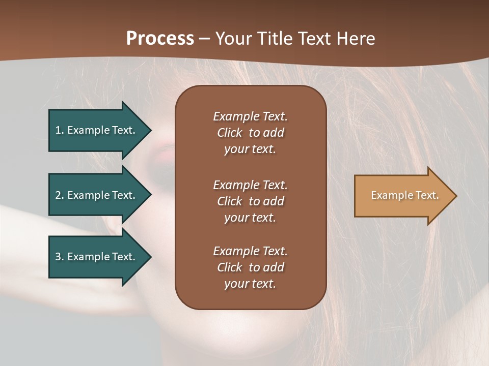 Cute Person Lenses PowerPoint Template