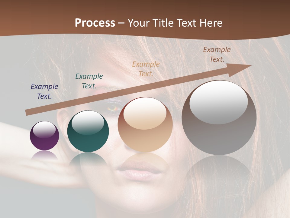 Cute Person Lenses PowerPoint Template