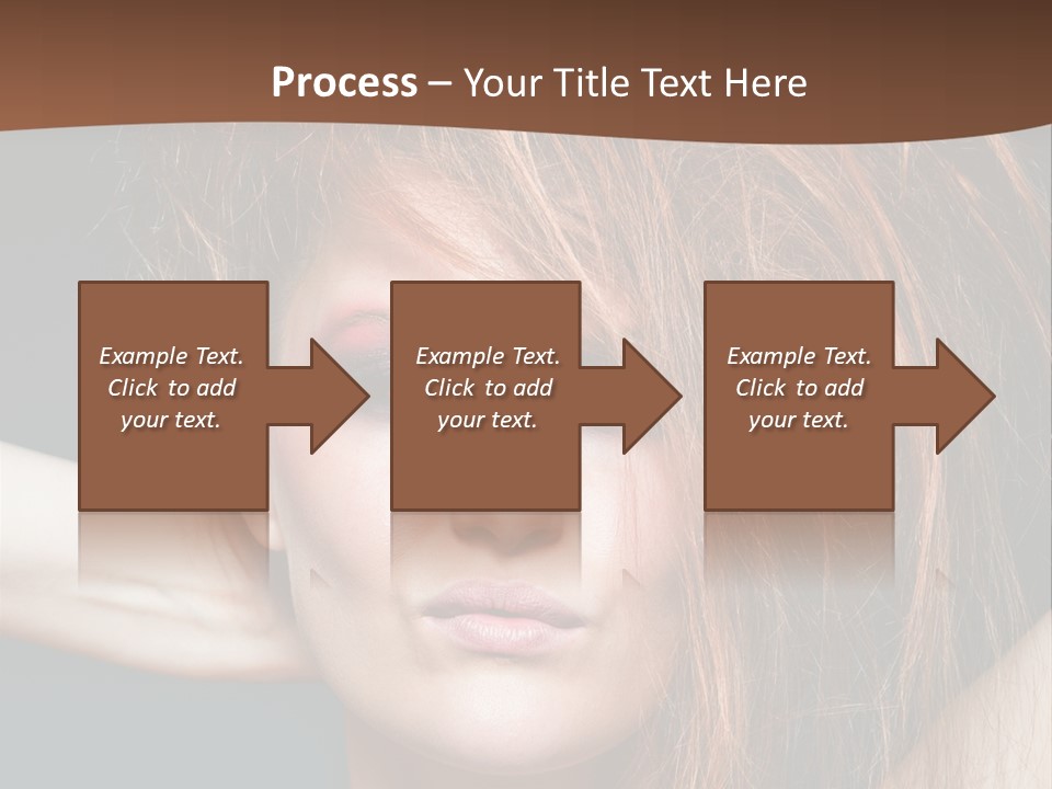 Cute Person Lenses PowerPoint Template