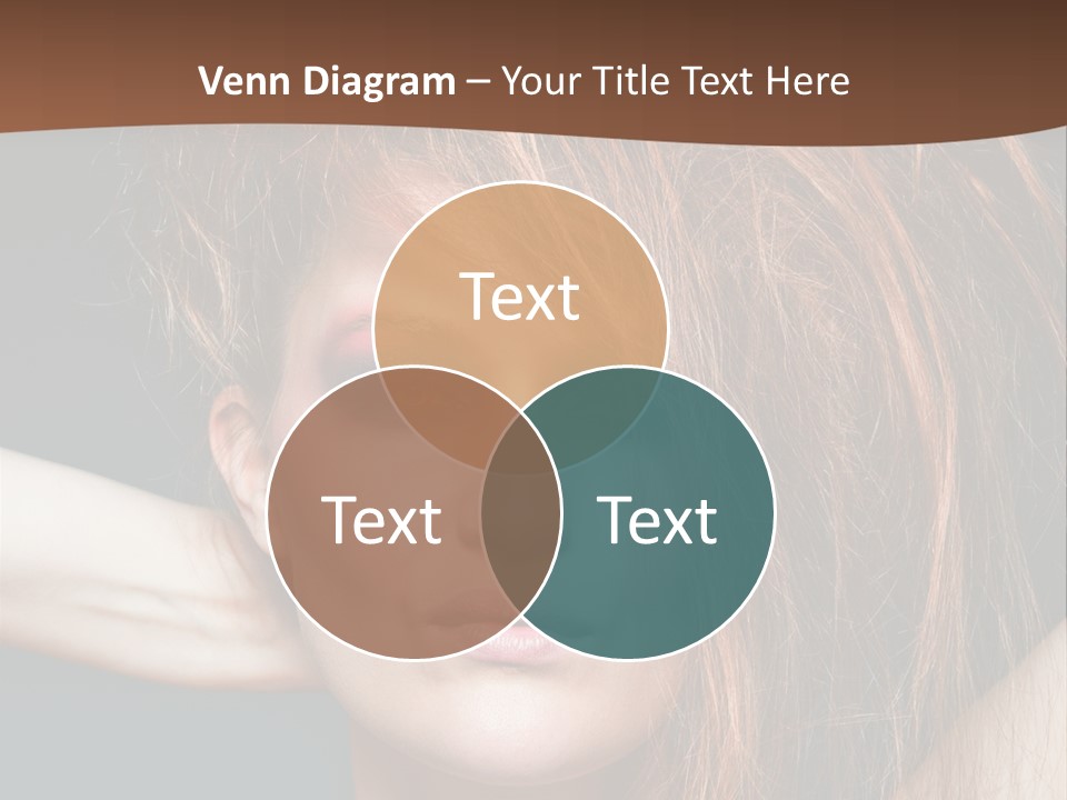 Cute Person Lenses PowerPoint Template