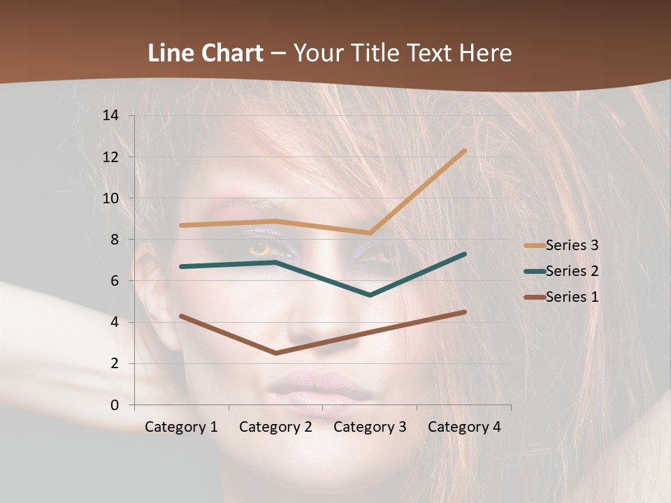 Cute Person Lenses PowerPoint Template