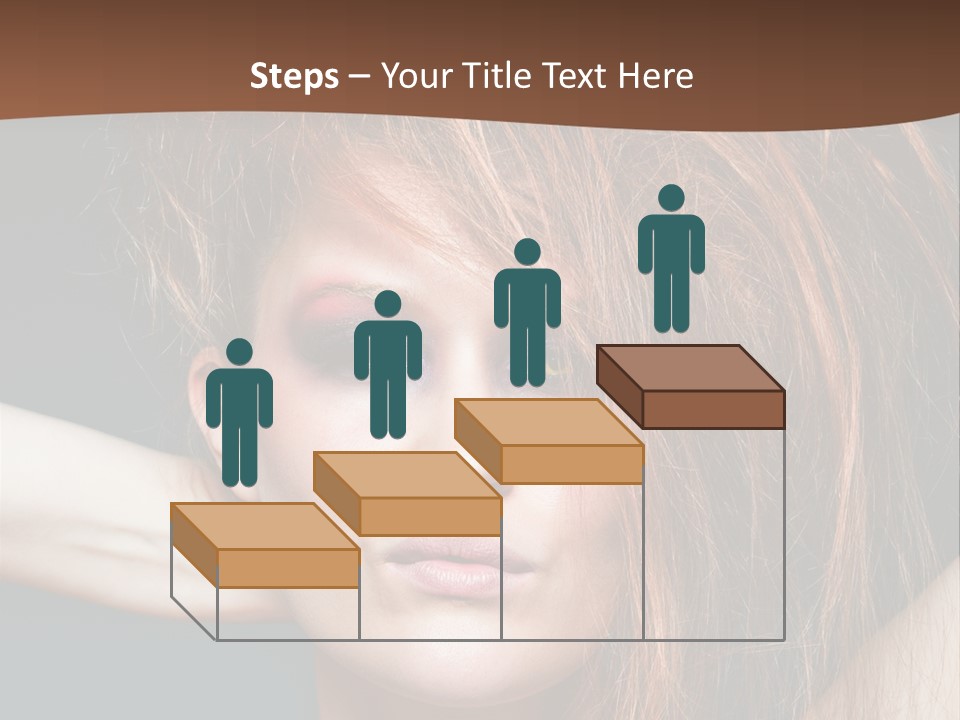 Cute Person Lenses PowerPoint Template