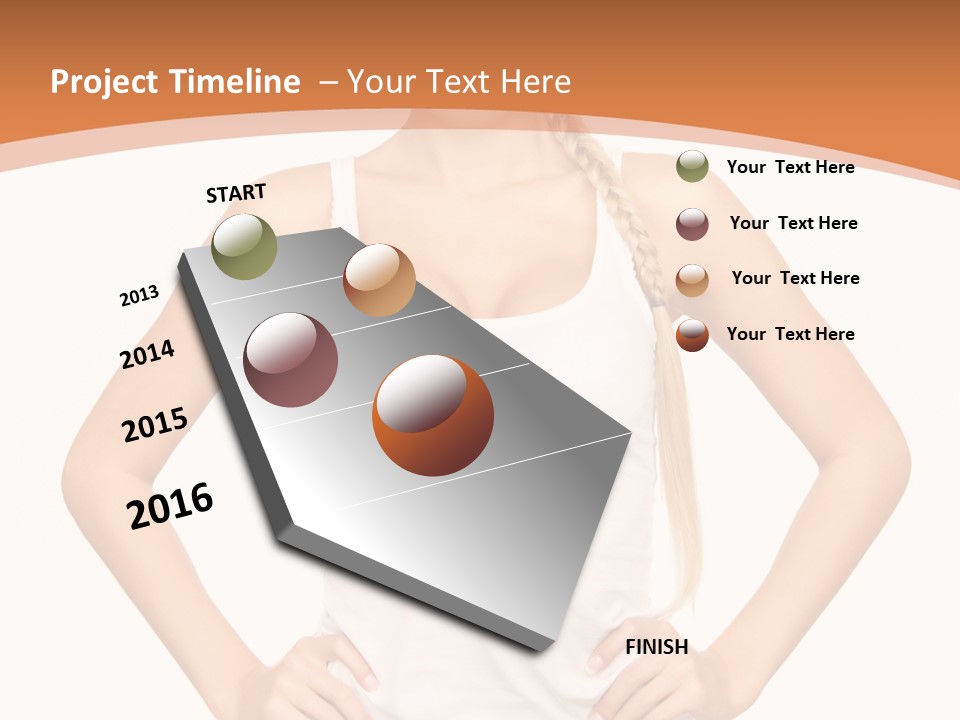 Young Health Beautiful PowerPoint Template