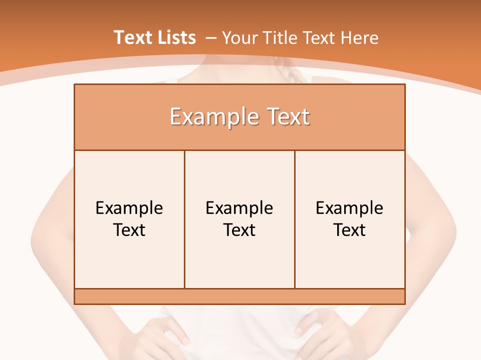 Young Health Beautiful PowerPoint Template