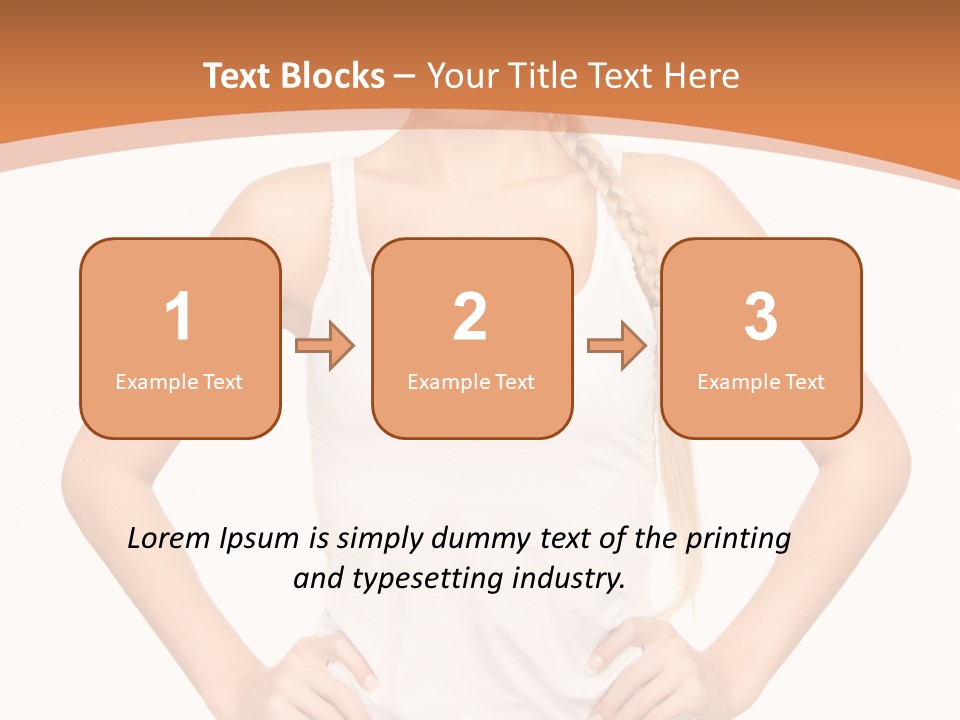 Young Health Beautiful PowerPoint Template