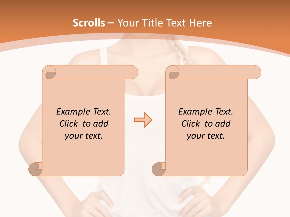 Young Health Beautiful PowerPoint Template