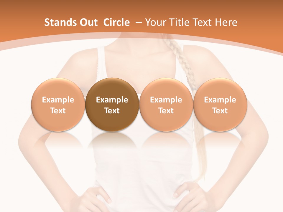 Young Health Beautiful PowerPoint Template