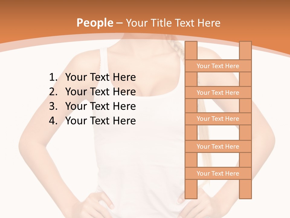 Young Health Beautiful PowerPoint Template