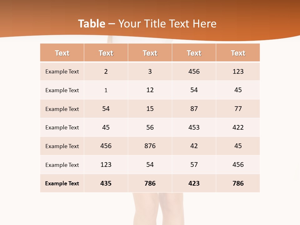 Provocative Good Figure PowerPoint Template