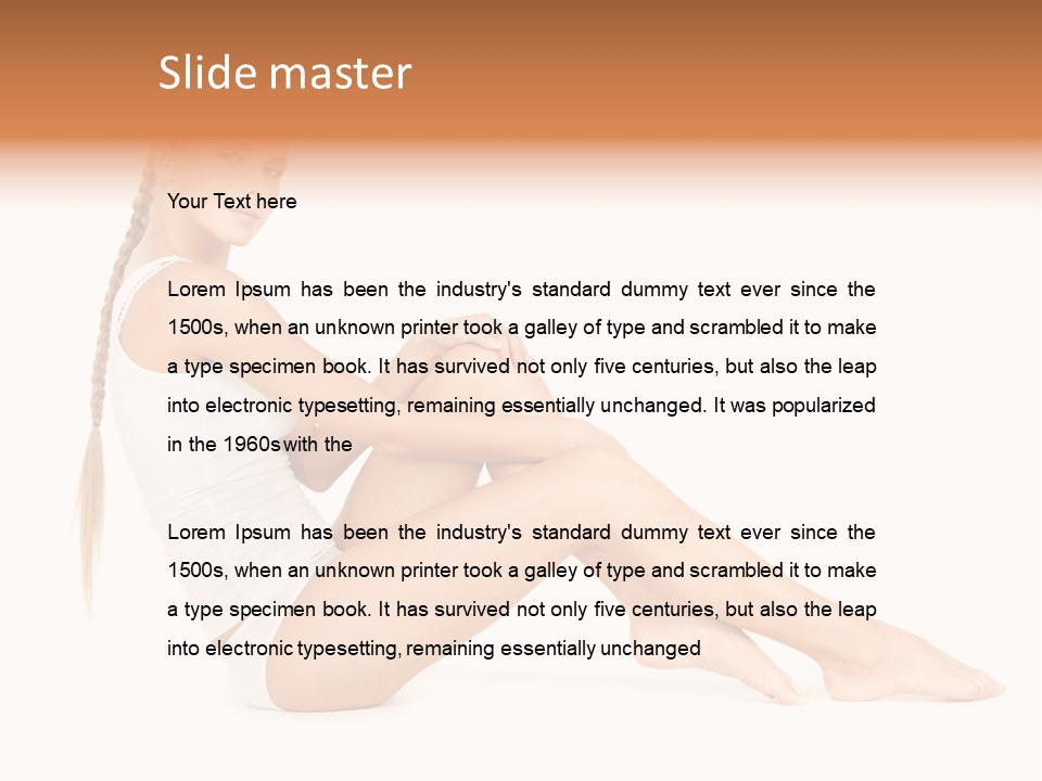 Cute Well Being Body PowerPoint Template