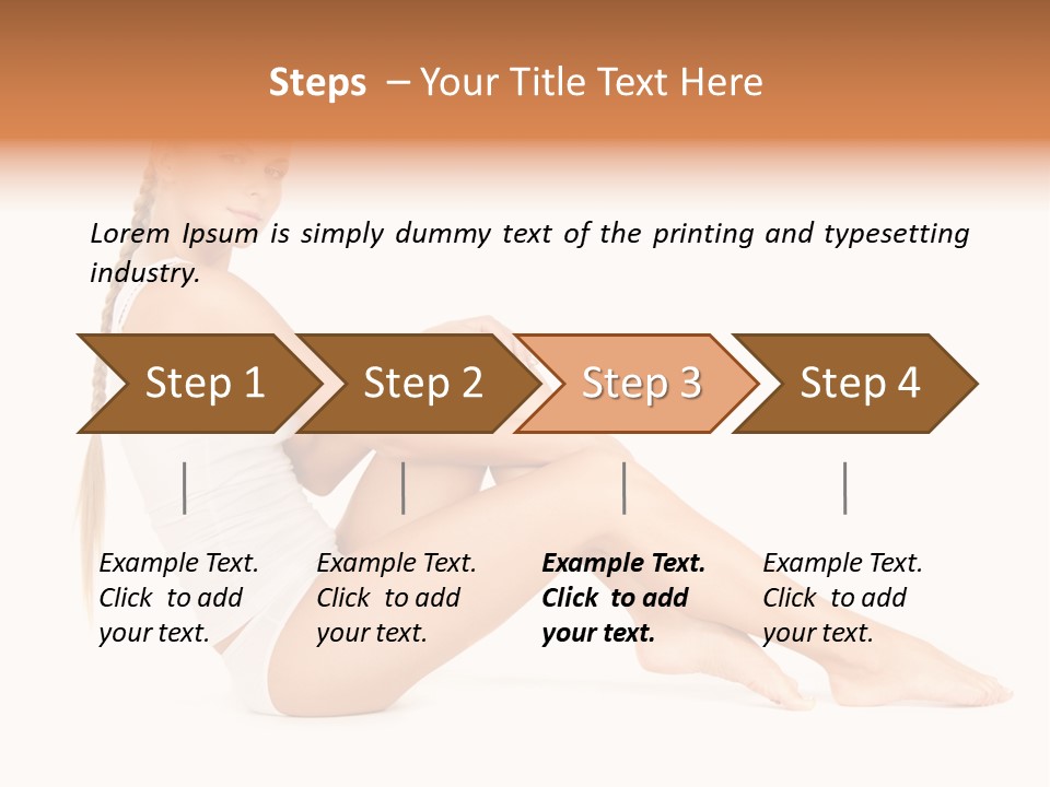 Cute Well Being Body PowerPoint Template