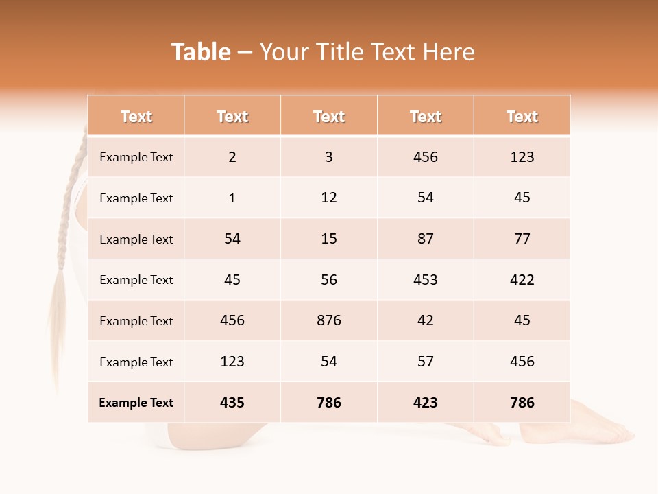 Cute Well Being Body PowerPoint Template