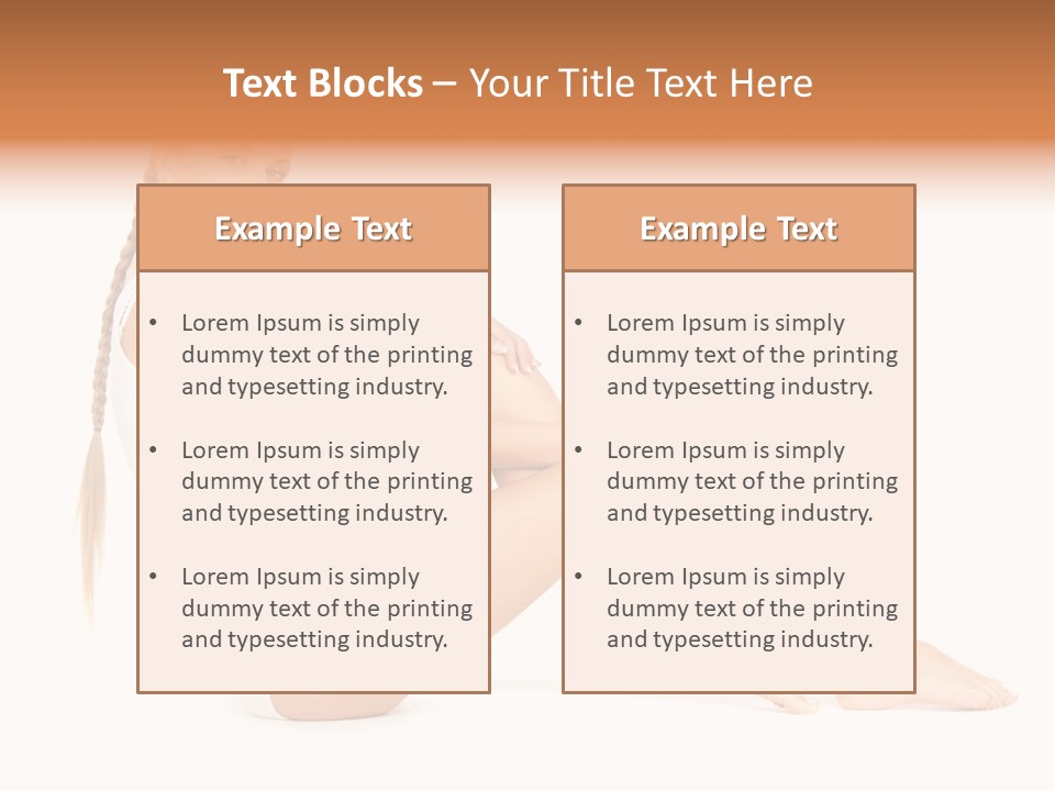 Cute Well Being Body PowerPoint Template