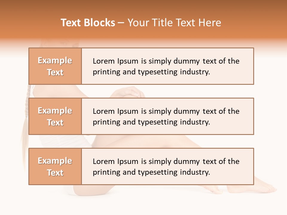 Cute Well Being Body PowerPoint Template
