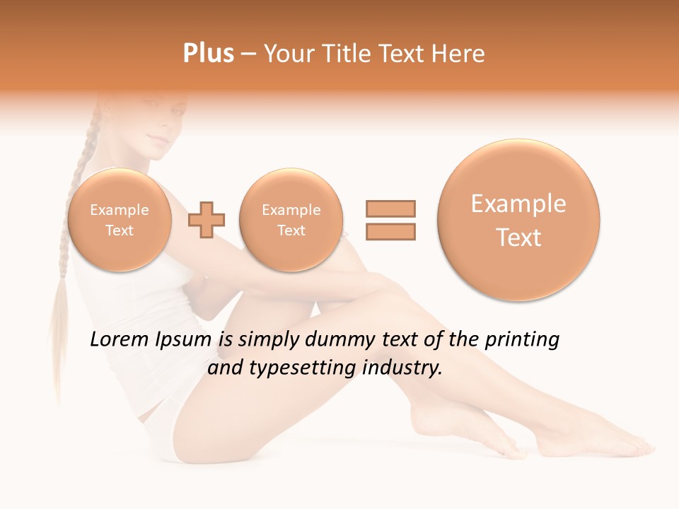 Cute Well Being Body PowerPoint Template