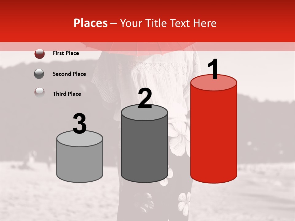 Skirt Umbrella Asian PowerPoint Template