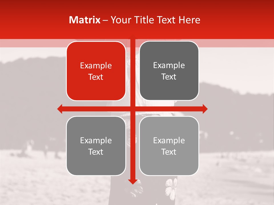 Skirt Umbrella Asian PowerPoint Template