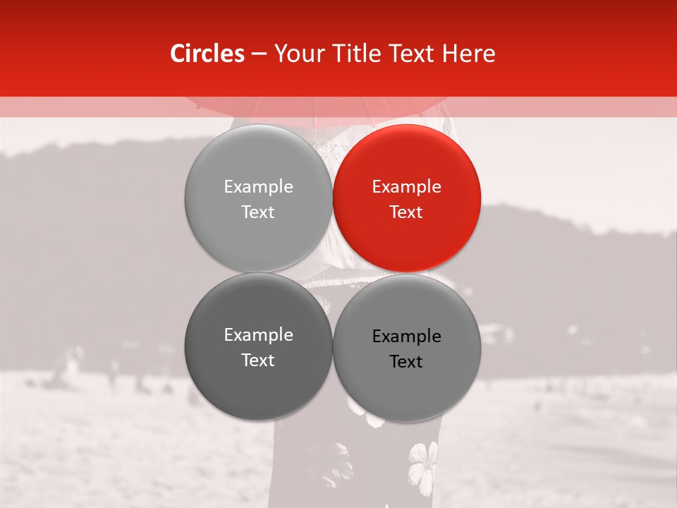 Skirt Umbrella Asian PowerPoint Template