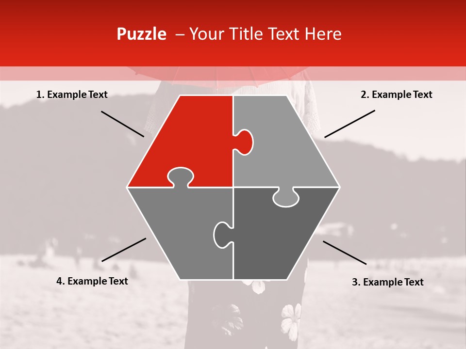 Skirt Umbrella Asian PowerPoint Template