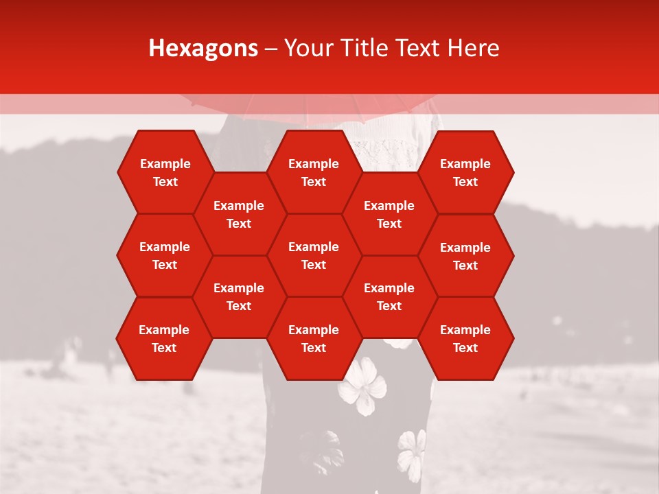 Skirt Umbrella Asian PowerPoint Template