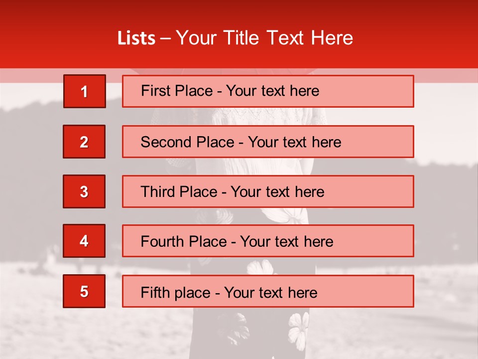 Skirt Umbrella Asian PowerPoint Template