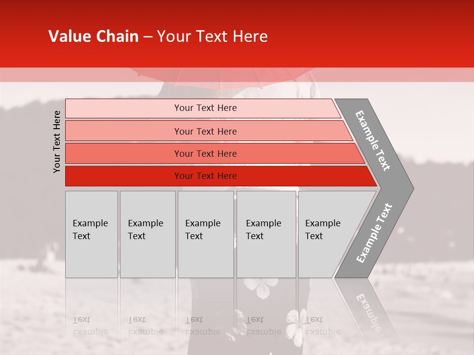 Skirt Umbrella Asian PowerPoint Template