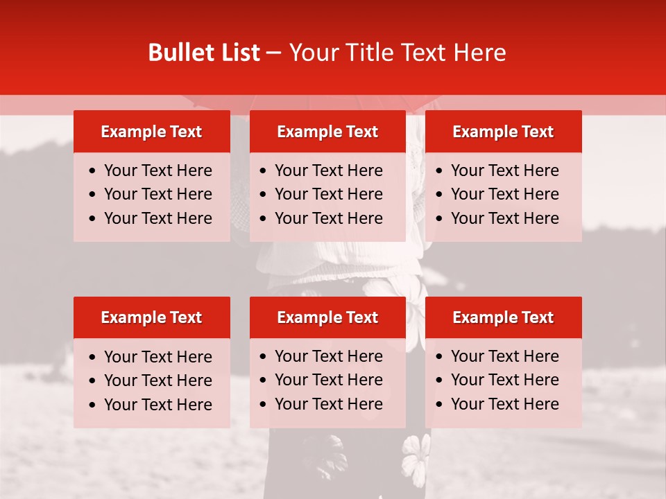 Skirt Umbrella Asian PowerPoint Template