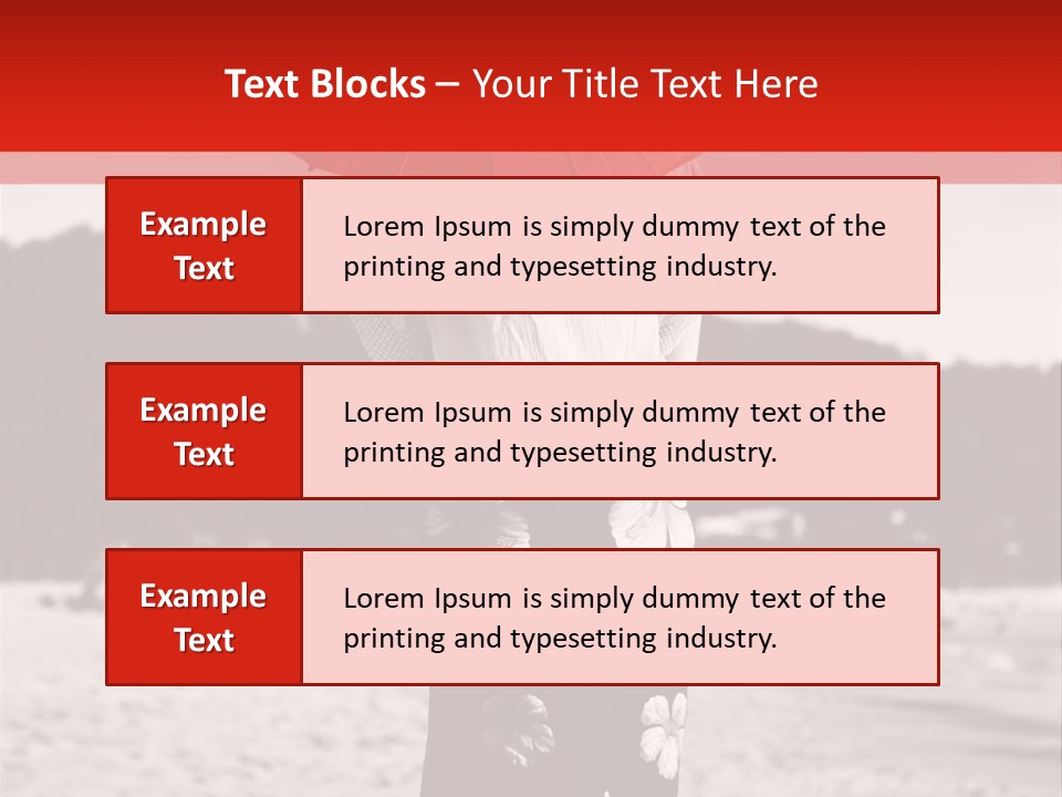 Skirt Umbrella Asian PowerPoint Template