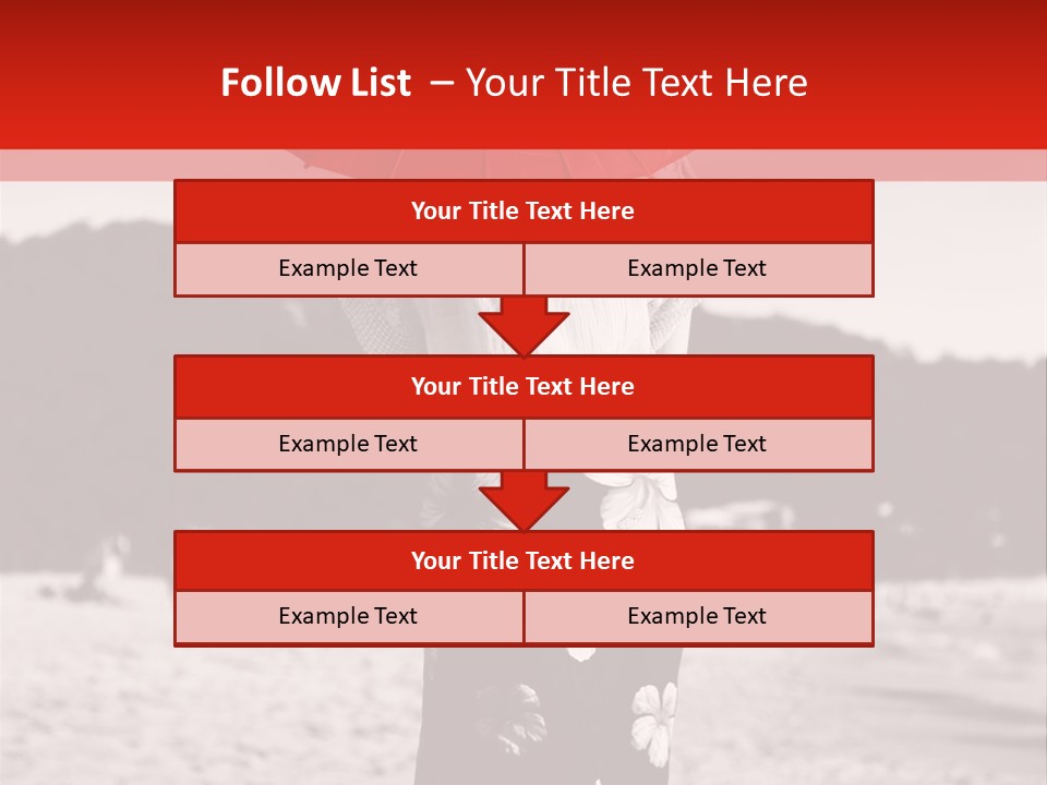 Skirt Umbrella Asian PowerPoint Template