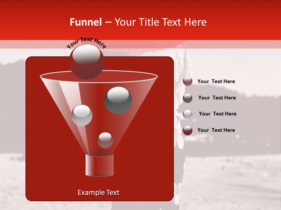 Skirt Umbrella Asian PowerPoint Template