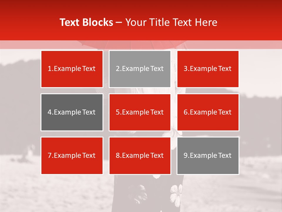 Skirt Umbrella Asian PowerPoint Template