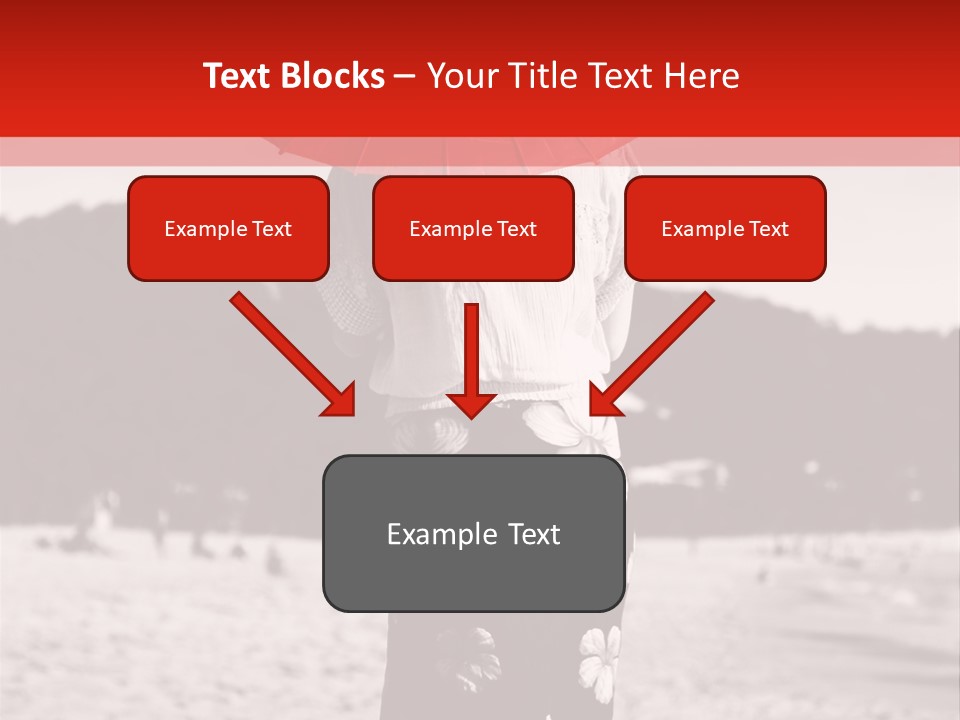 Skirt Umbrella Asian PowerPoint Template