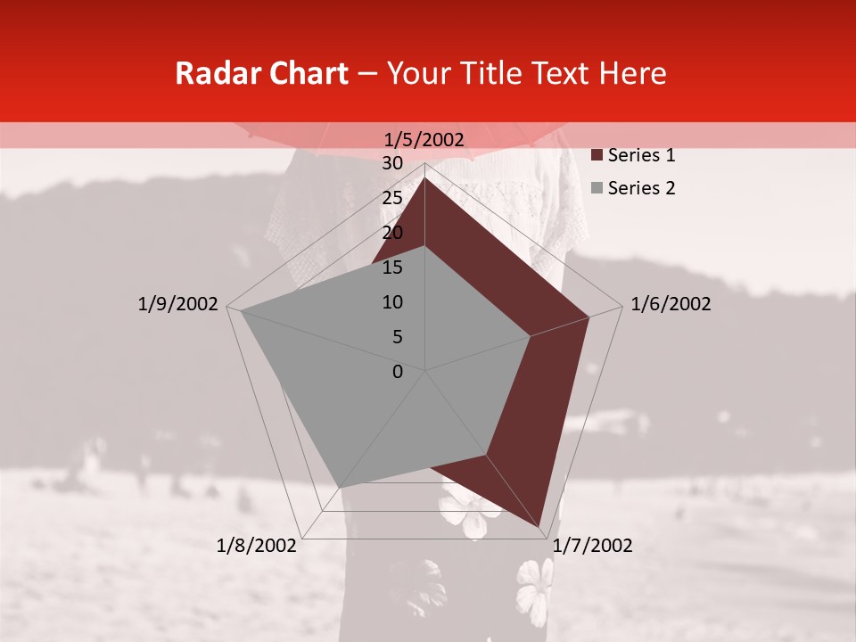 Skirt Umbrella Asian PowerPoint Template