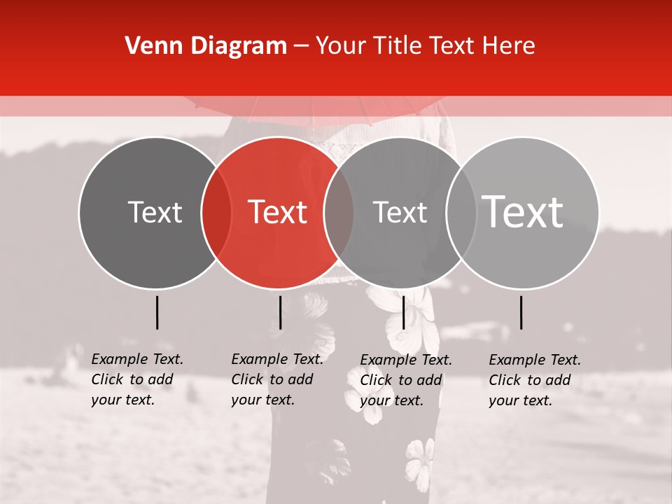 Skirt Umbrella Asian PowerPoint Template