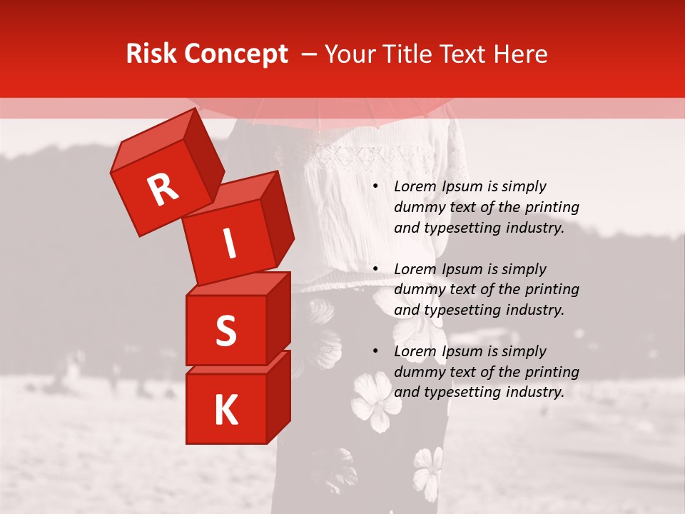 Skirt Umbrella Asian PowerPoint Template